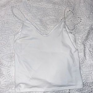 White Gaze tank top, size S